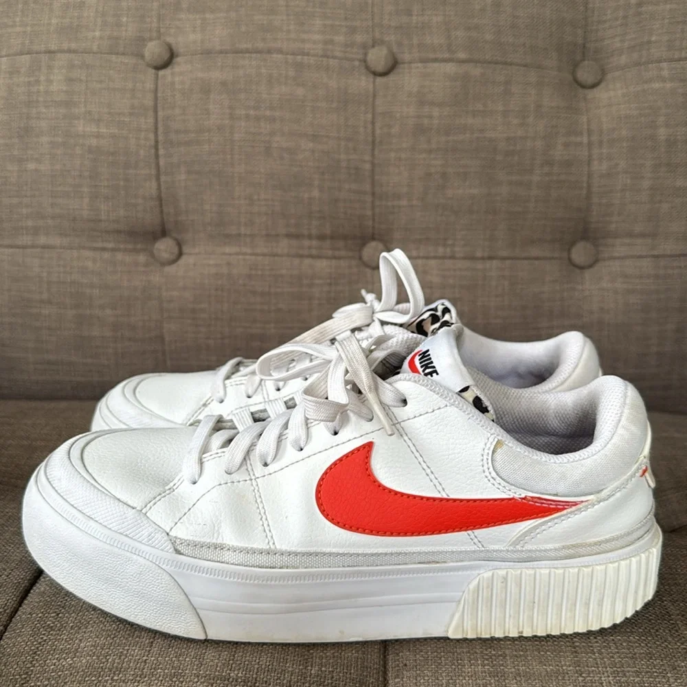 Nike Court Legacy Lift White Leopard - Picture 3 of 6
